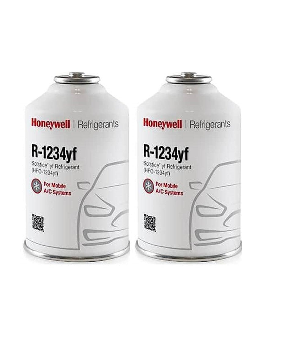 R-1234YF Can 8oz Refrigerant Honeywell MADE IN USA (2 Freon Cans)