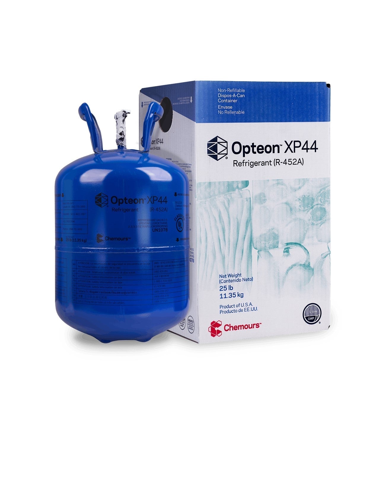 R-452A XP44 Opteon/Chemours 404A Automotive Replacement! Low GWP